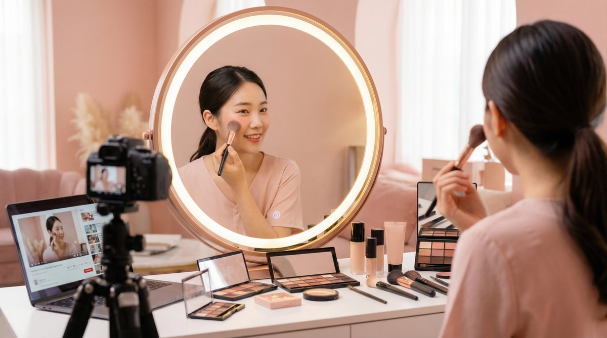 17c一起草美妆视频教程